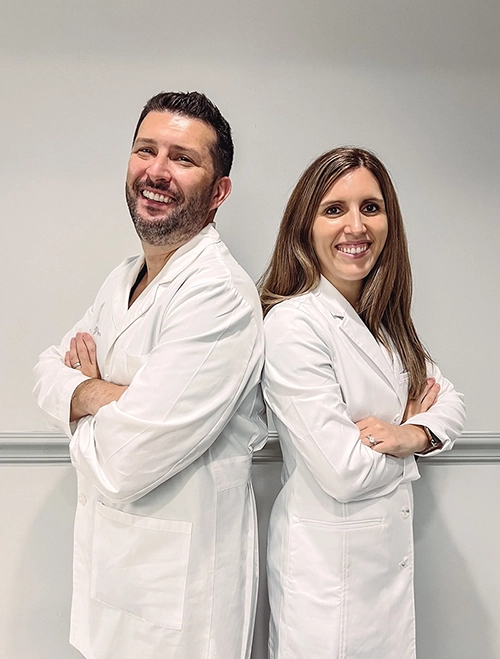 Dr. Joshua Etman and Dr. Kayla Bateman